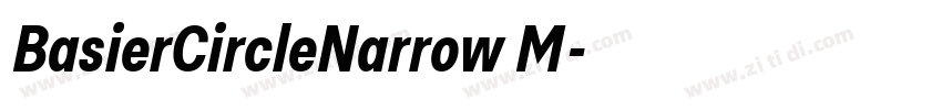 BasierCircleNarrow M字体转换 BasierCircleNarrow M字体转换